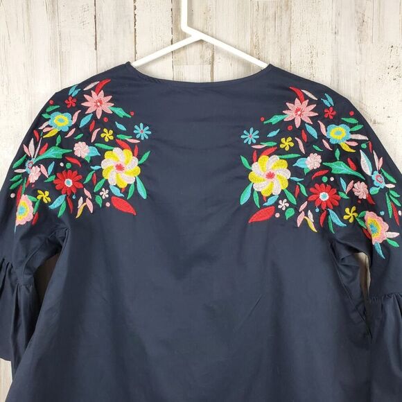 Hayden L.A. Floral Embroidered Jacket Black Size Small - Picture 10 of 10